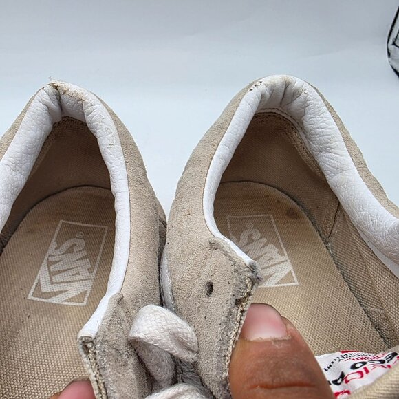Vans Old Skool Heiq Eco Dry Mens Size 9.5 Beige White Low Top Skate Shoes main image 7